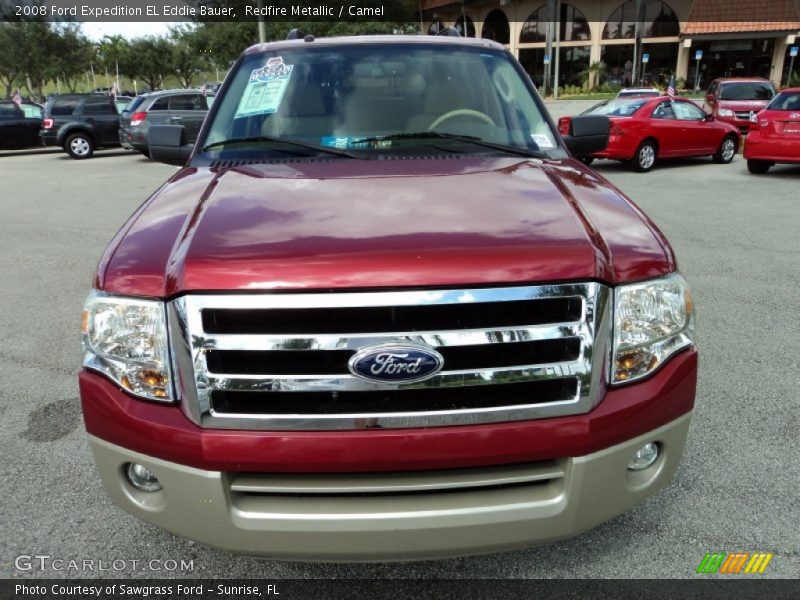 Redfire Metallic / Camel 2008 Ford Expedition EL Eddie Bauer