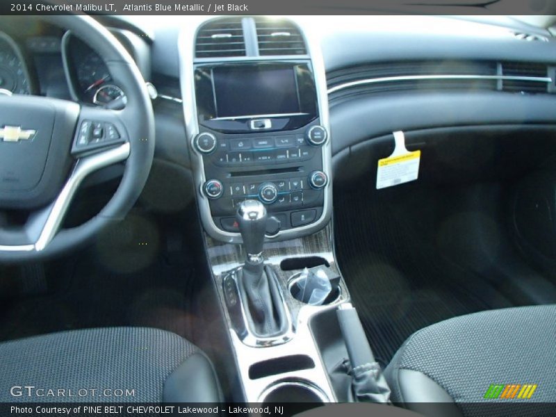 Atlantis Blue Metallic / Jet Black 2014 Chevrolet Malibu LT