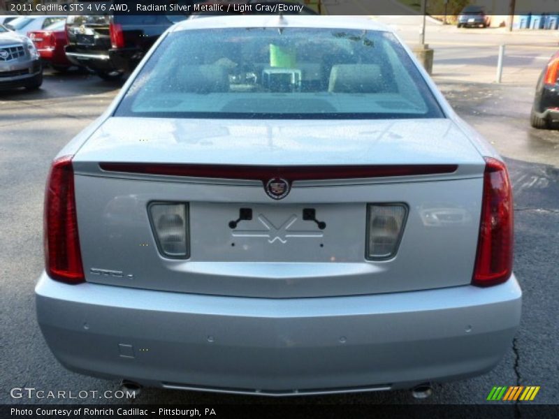 Radiant Silver Metallic / Light Gray/Ebony 2011 Cadillac STS 4 V6 AWD