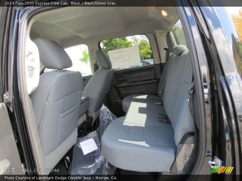 Rear Seat of 2014 1500 Express Crew Cab