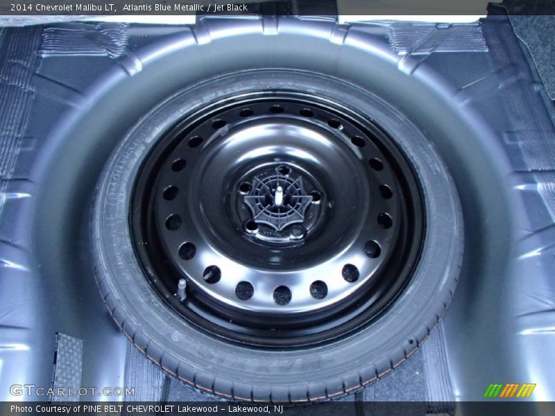 Atlantis Blue Metallic / Jet Black 2014 Chevrolet Malibu LT