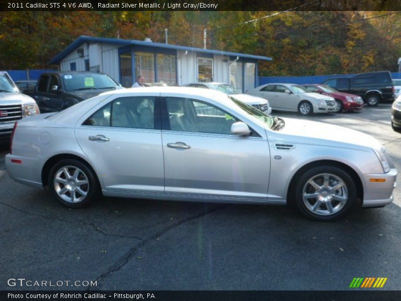 Radiant Silver Metallic / Light Gray/Ebony 2011 Cadillac STS 4 V6 AWD
