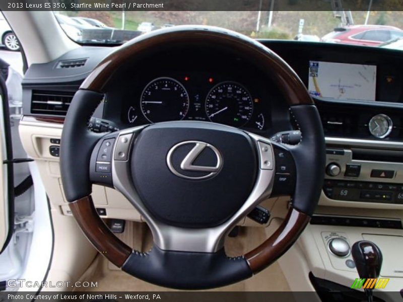 Starfire White Pearl / Parchment 2013 Lexus ES 350