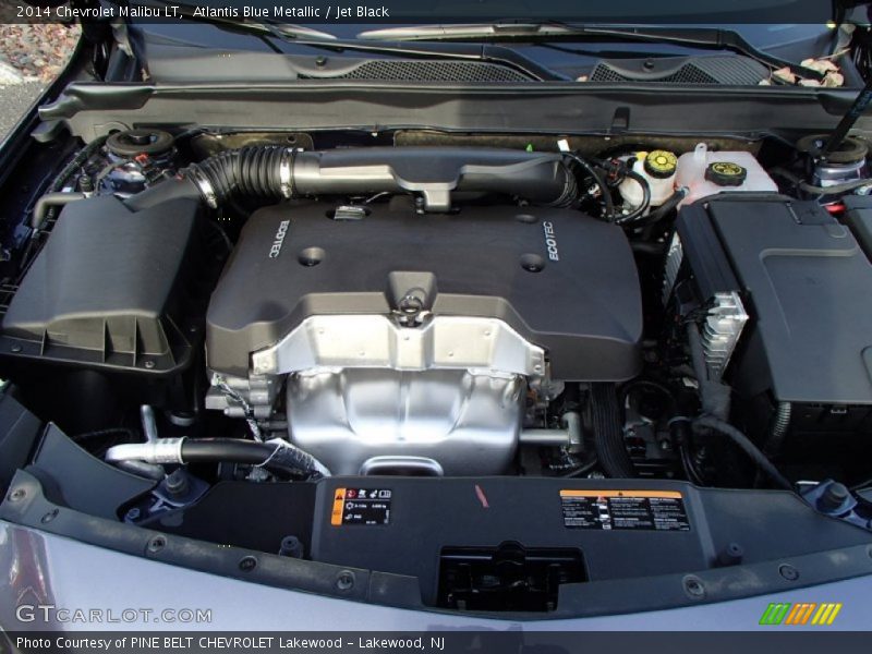 Atlantis Blue Metallic / Jet Black 2014 Chevrolet Malibu LT