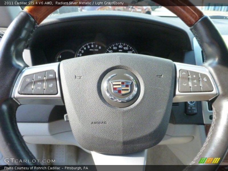 Radiant Silver Metallic / Light Gray/Ebony 2011 Cadillac STS 4 V6 AWD