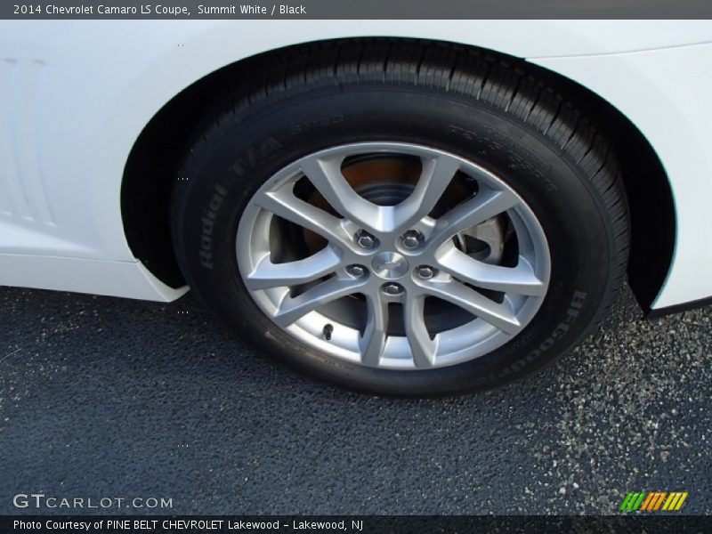 Summit White / Black 2014 Chevrolet Camaro LS Coupe