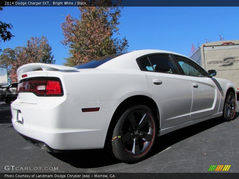 Bright White / Black 2014 Dodge Charger SXT