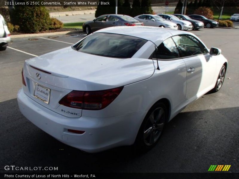 Starfire White Pearl / Black 2011 Lexus IS 250C Convertible