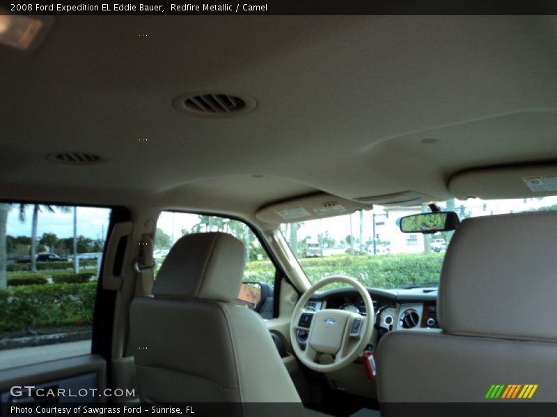 Redfire Metallic / Camel 2008 Ford Expedition EL Eddie Bauer