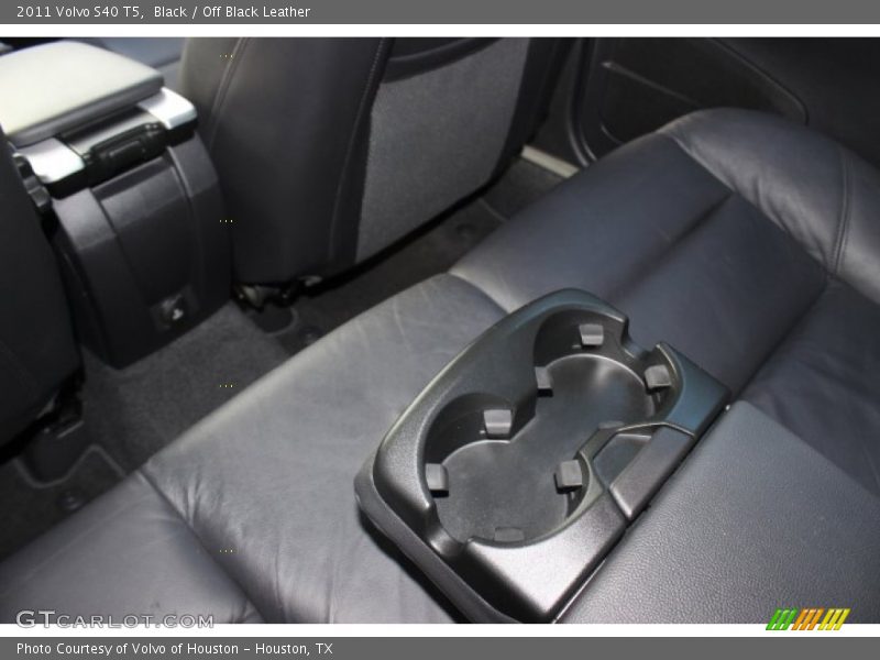 Black / Off Black Leather 2011 Volvo S40 T5