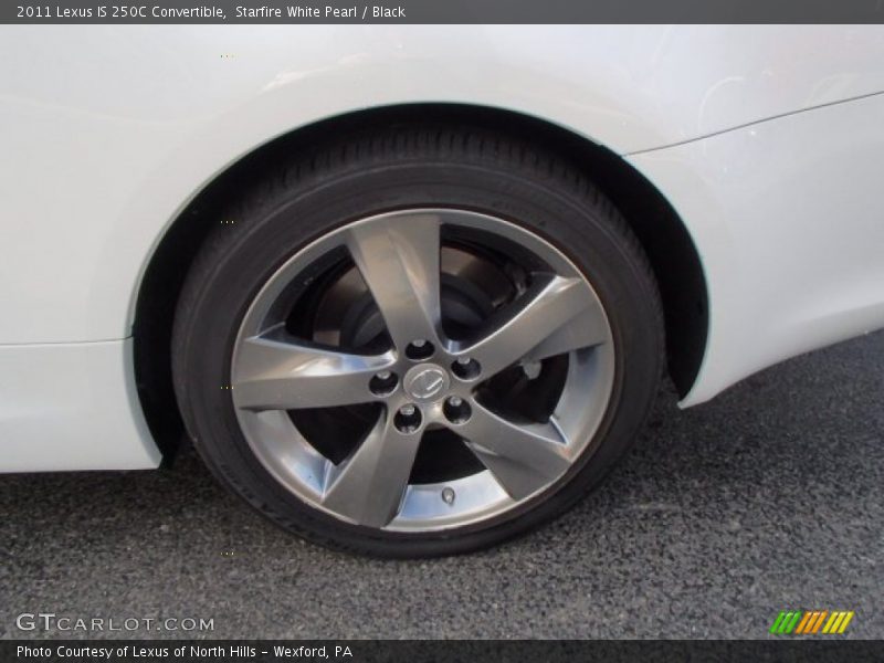 Starfire White Pearl / Black 2011 Lexus IS 250C Convertible