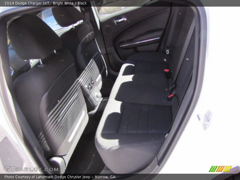 Bright White / Black 2014 Dodge Charger SXT