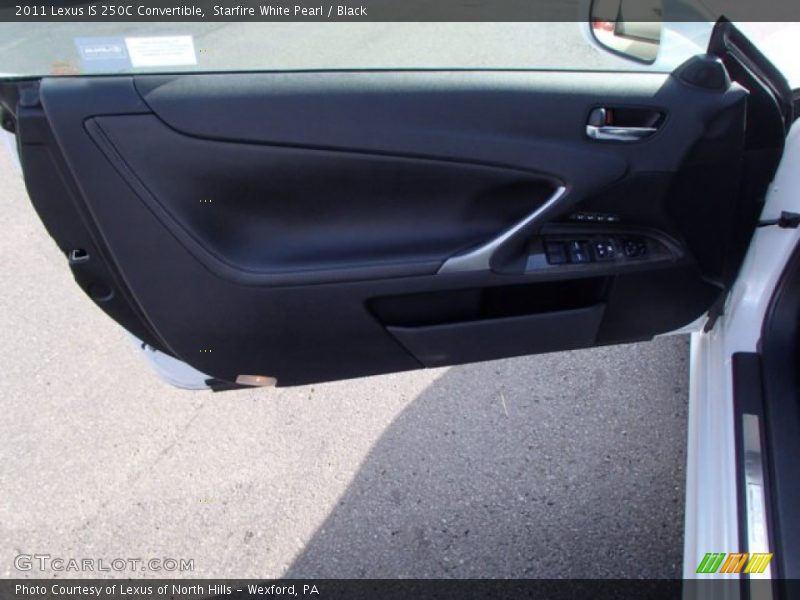 Starfire White Pearl / Black 2011 Lexus IS 250C Convertible