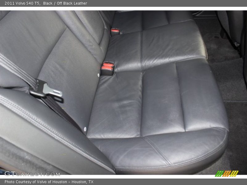 Black / Off Black Leather 2011 Volvo S40 T5