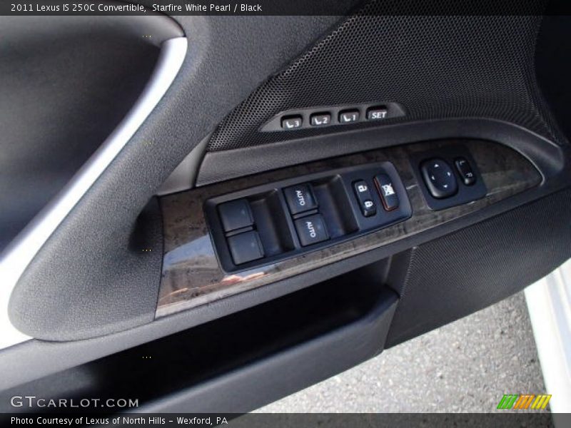Starfire White Pearl / Black 2011 Lexus IS 250C Convertible