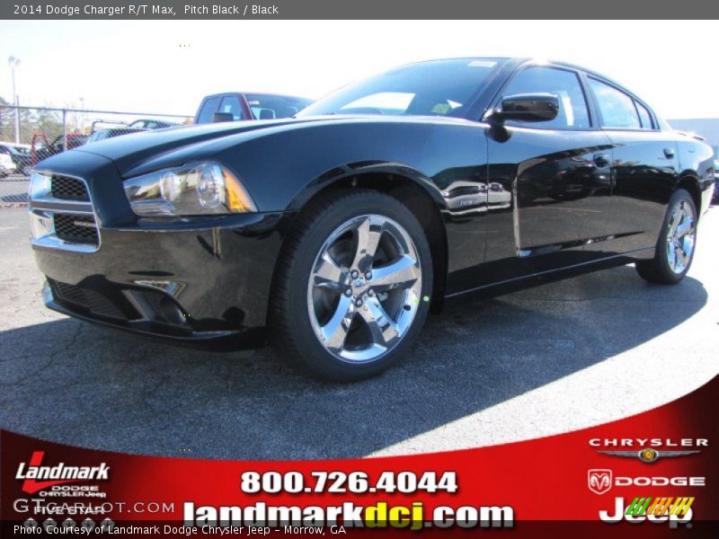 Pitch Black / Black 2014 Dodge Charger R/T Max