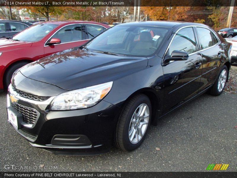 Black Granite Metallic / Jet Black/Titanium 2014 Chevrolet Malibu LT