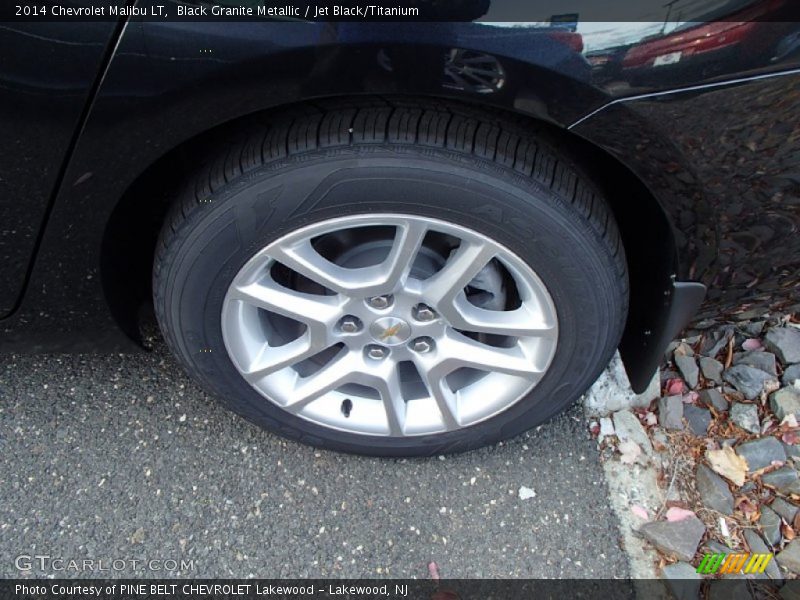 Black Granite Metallic / Jet Black/Titanium 2014 Chevrolet Malibu LT