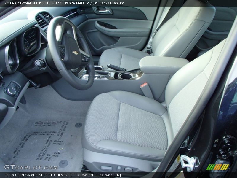 Black Granite Metallic / Jet Black/Titanium 2014 Chevrolet Malibu LT
