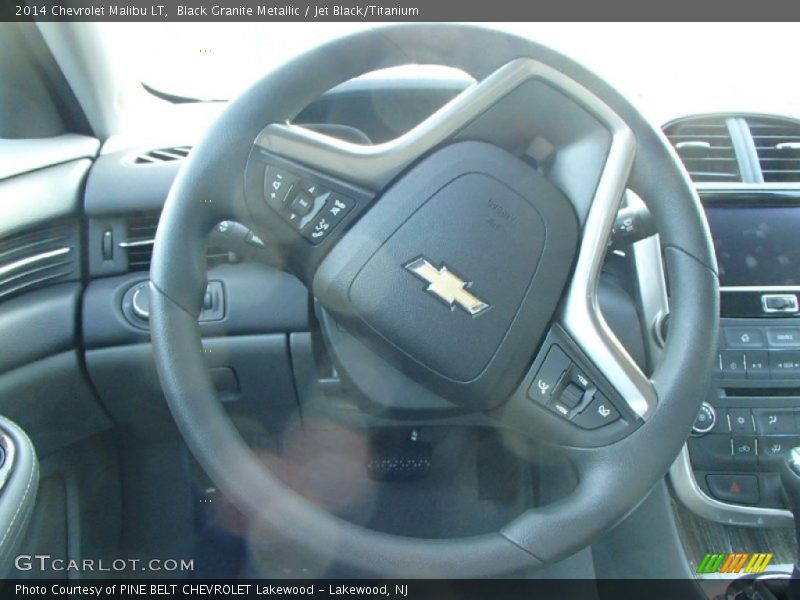 Black Granite Metallic / Jet Black/Titanium 2014 Chevrolet Malibu LT