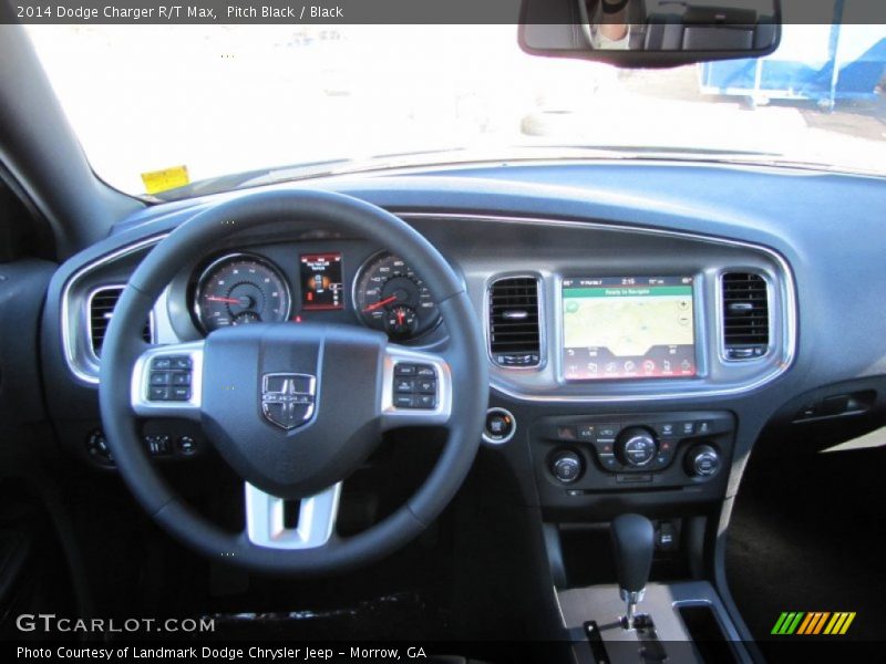Pitch Black / Black 2014 Dodge Charger R/T Max