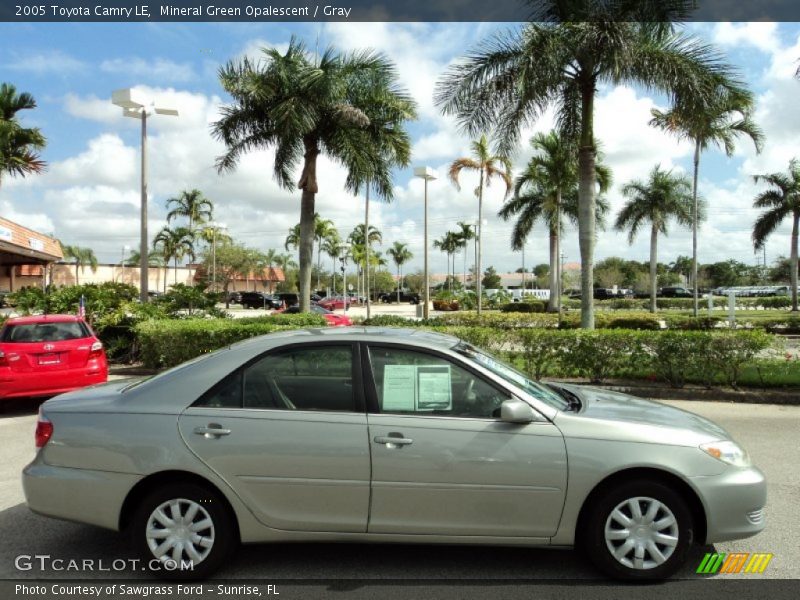 Mineral Green Opalescent / Gray 2005 Toyota Camry LE