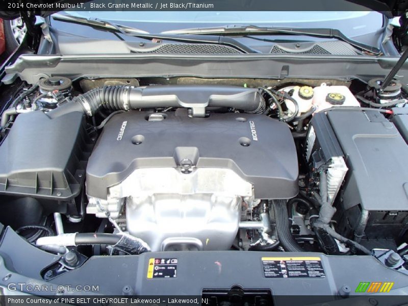 Black Granite Metallic / Jet Black/Titanium 2014 Chevrolet Malibu LT