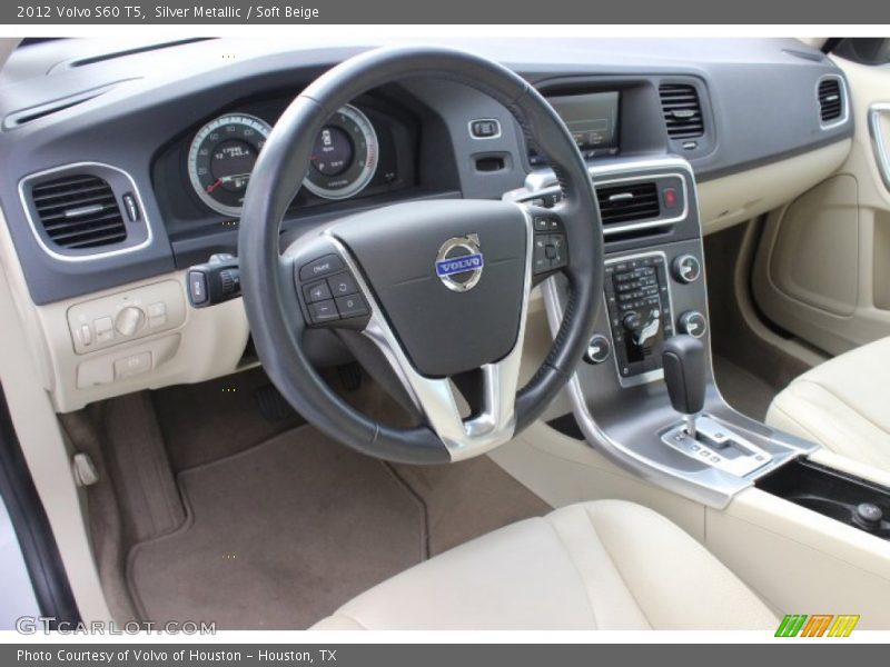 Silver Metallic / Soft Beige 2012 Volvo S60 T5