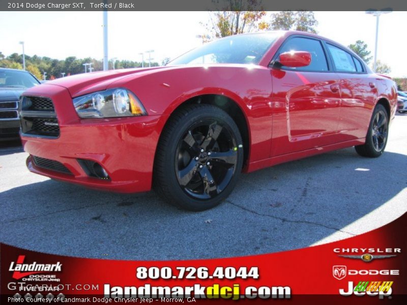 TorRed / Black 2014 Dodge Charger SXT