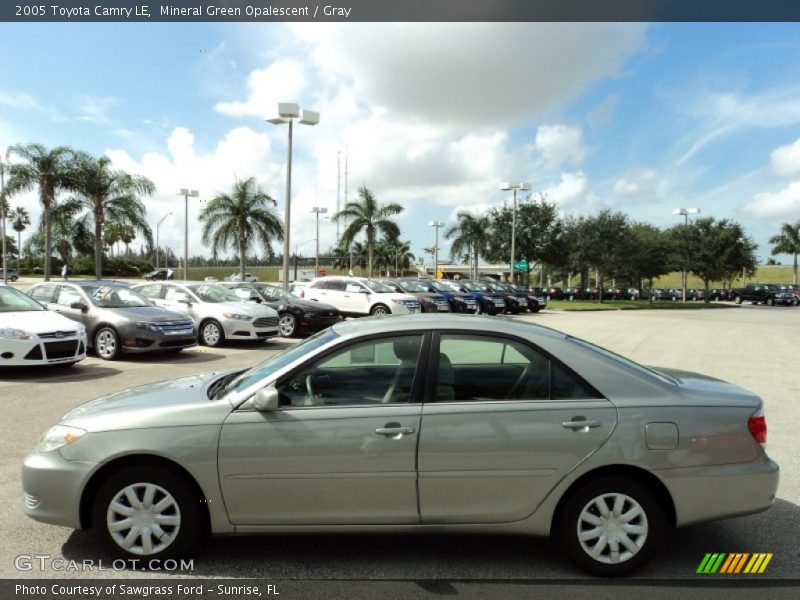 Mineral Green Opalescent / Gray 2005 Toyota Camry LE