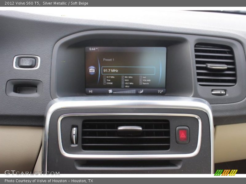 Silver Metallic / Soft Beige 2012 Volvo S60 T5