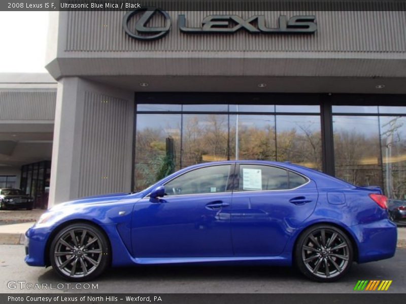 Ultrasonic Blue Mica / Black 2008 Lexus IS F