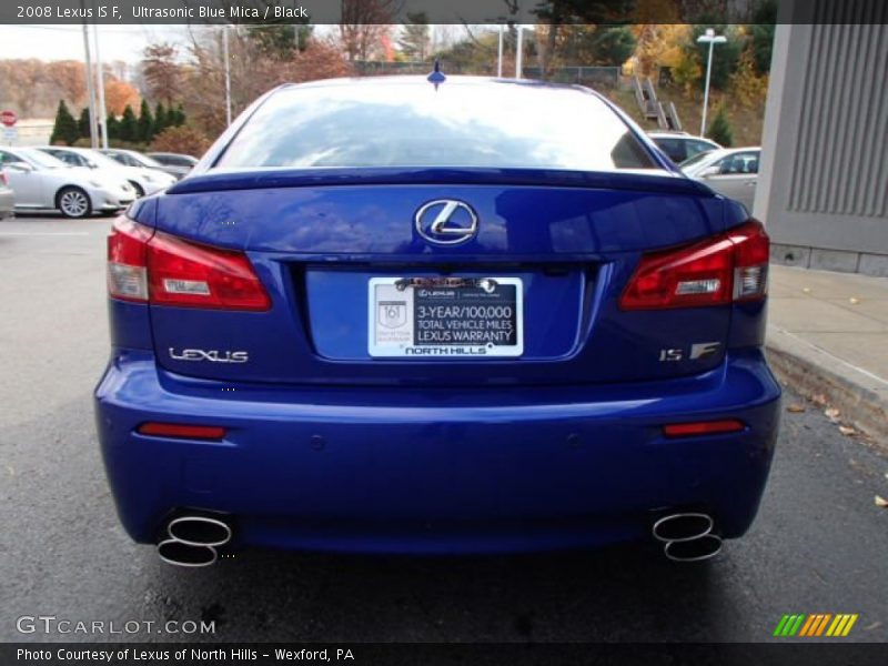 Ultrasonic Blue Mica / Black 2008 Lexus IS F