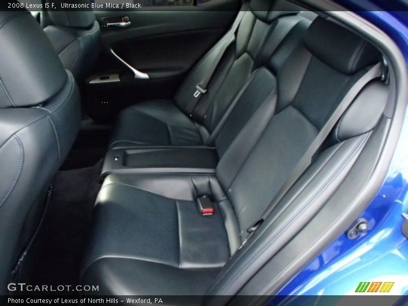 Rear Seat of 2008 IS F