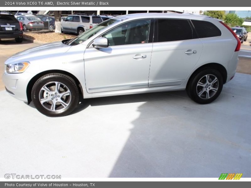 Electric Silver Metallic / Black 2014 Volvo XC60 T6 AWD