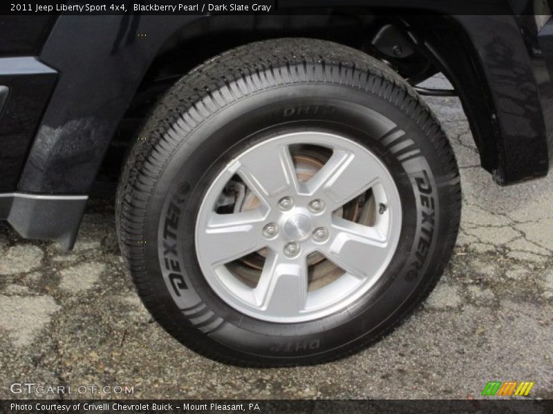 Blackberry Pearl / Dark Slate Gray 2011 Jeep Liberty Sport 4x4