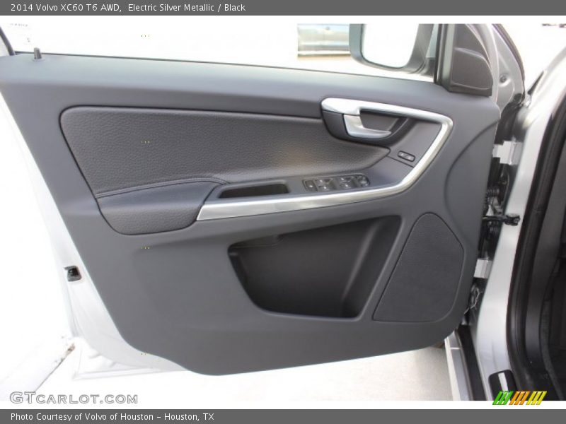 Electric Silver Metallic / Black 2014 Volvo XC60 T6 AWD