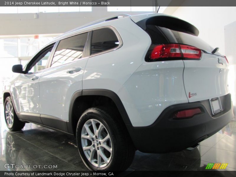 Bright White / Morocco - Black 2014 Jeep Cherokee Latitude