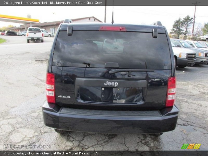 Blackberry Pearl / Dark Slate Gray 2011 Jeep Liberty Sport 4x4