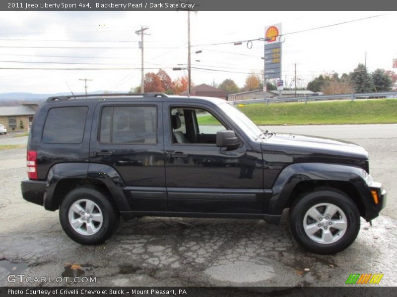Blackberry Pearl / Dark Slate Gray 2011 Jeep Liberty Sport 4x4