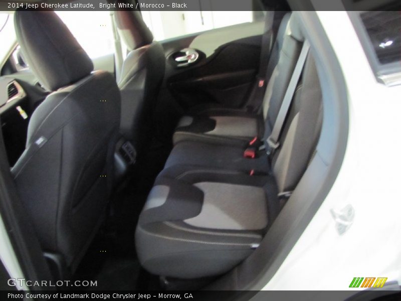 Bright White / Morocco - Black 2014 Jeep Cherokee Latitude