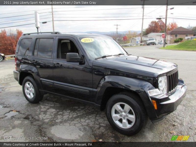 Blackberry Pearl / Dark Slate Gray 2011 Jeep Liberty Sport 4x4