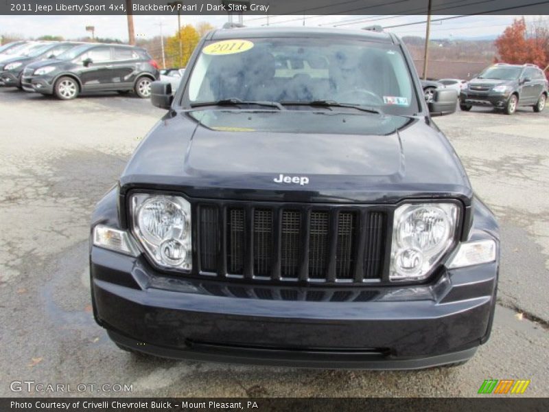 Blackberry Pearl / Dark Slate Gray 2011 Jeep Liberty Sport 4x4