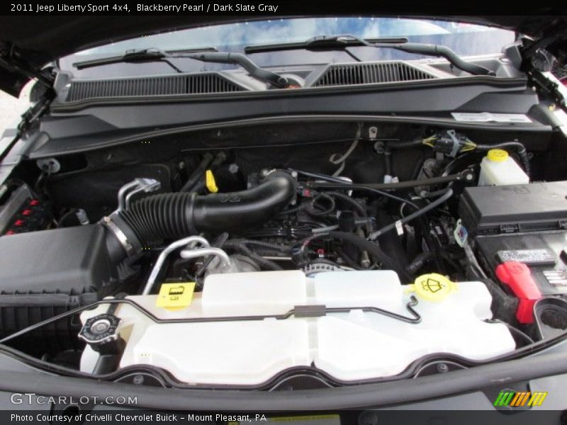 Blackberry Pearl / Dark Slate Gray 2011 Jeep Liberty Sport 4x4