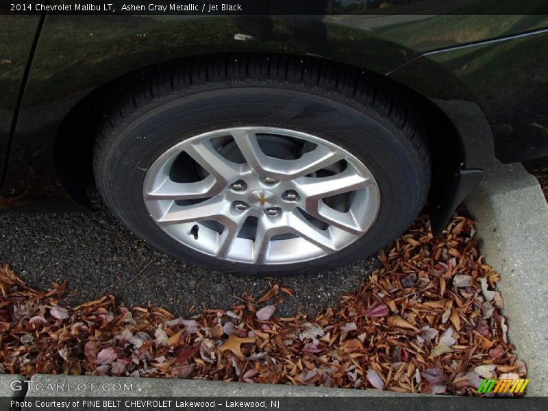 Ashen Gray Metallic / Jet Black 2014 Chevrolet Malibu LT