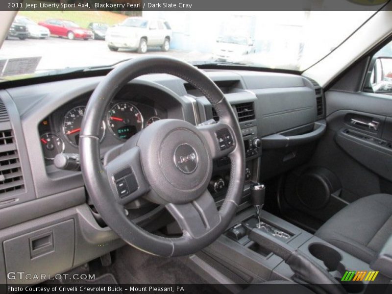 Blackberry Pearl / Dark Slate Gray 2011 Jeep Liberty Sport 4x4