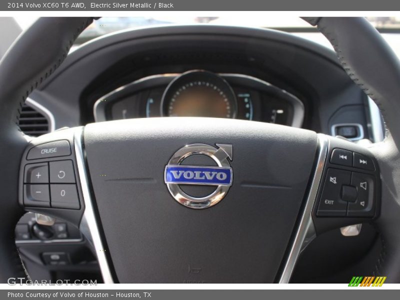 Electric Silver Metallic / Black 2014 Volvo XC60 T6 AWD