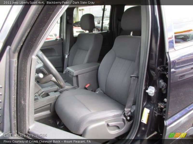 Blackberry Pearl / Dark Slate Gray 2011 Jeep Liberty Sport 4x4