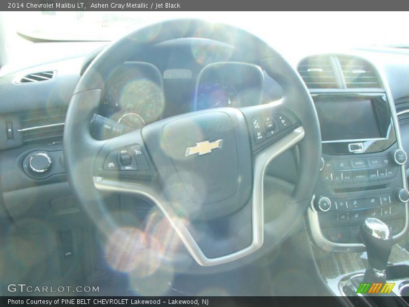 Ashen Gray Metallic / Jet Black 2014 Chevrolet Malibu LT
