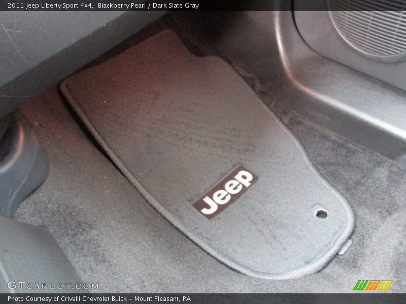 Blackberry Pearl / Dark Slate Gray 2011 Jeep Liberty Sport 4x4